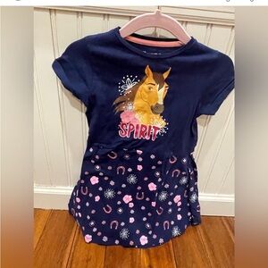 Dreamworks Navy Blue Spirit Horse Tee